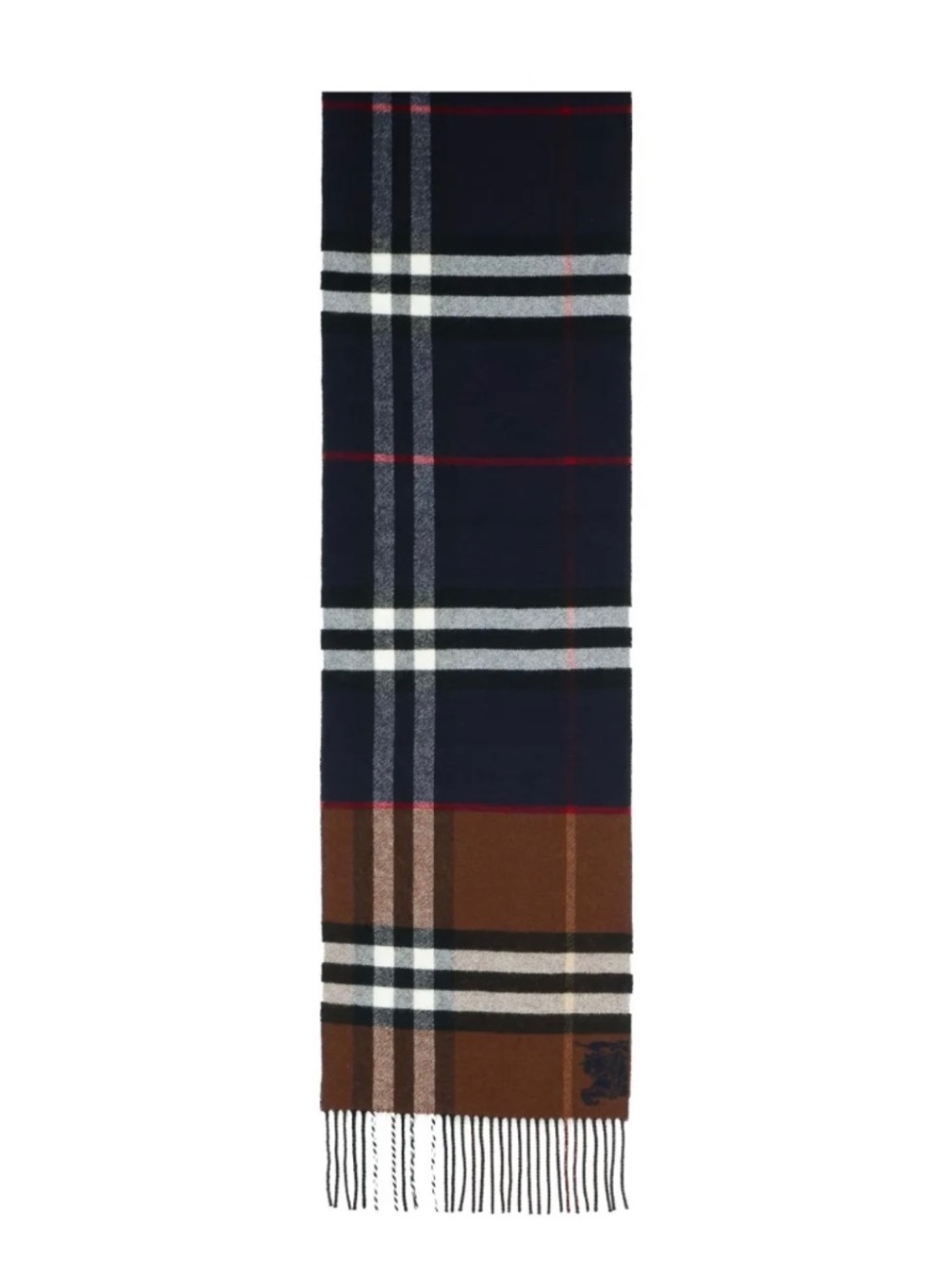 NWT! Men's Contrast Check Cashmere Scarf